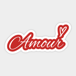 Amour Sticker